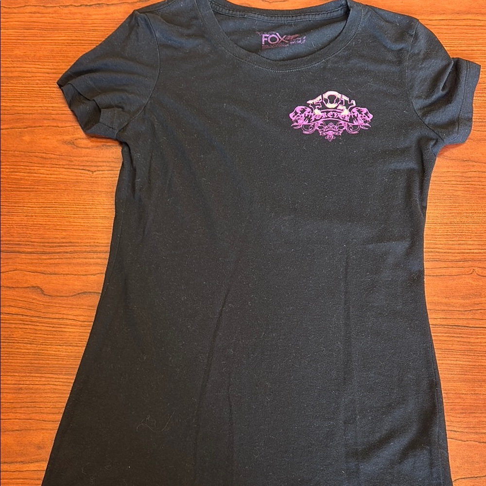 Fox Women's Tee with Purple Graphic